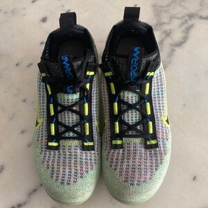 Nike Kids Sneakers - Multicolor with Black and Blue Accents